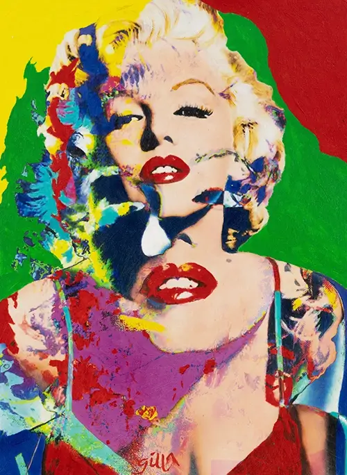 James Francis Gill - Double Portrait of Marilyn - art gallery wiesbaden