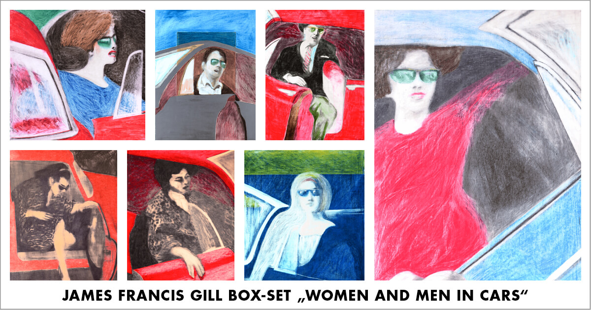 James Francis Gill Box-Set "Women and Men in Cars"