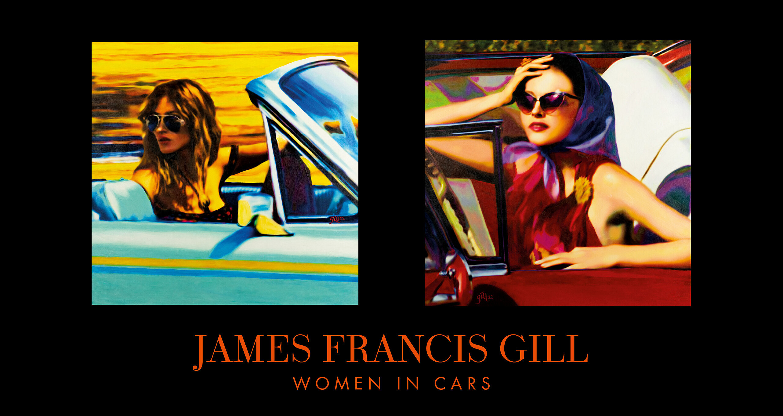 James Francis Gill – Women in Cars – Art Gallery Wiesbaden