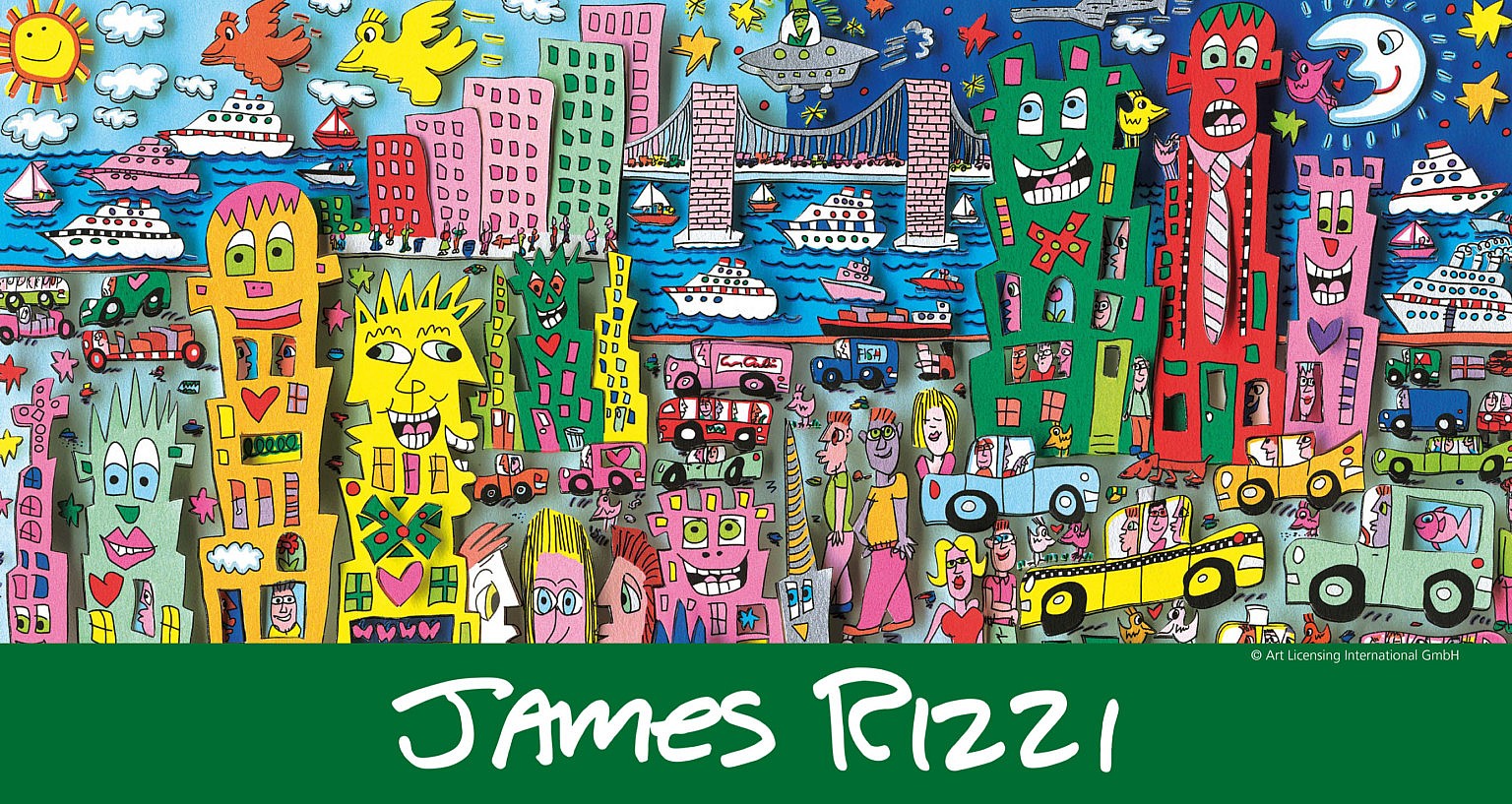 Vernissage James Rizzi art gallery wiesbaden