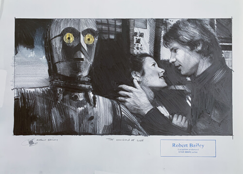 Robert bailey - Star Wars – The Enigma of Love - art gallery wiesbaden