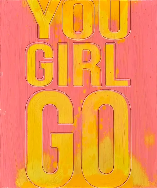 Jörg Döring You girl go art gallery wiesbaden