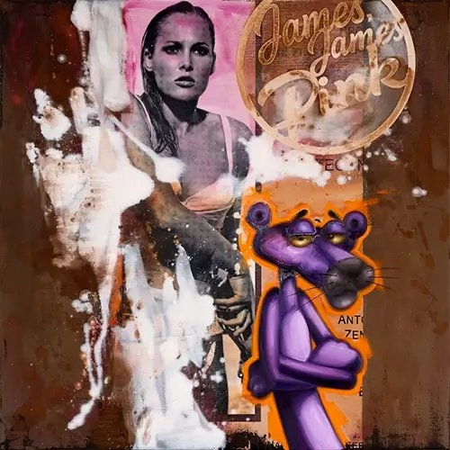 Jörg Döring James James Pink - art gallery wiesbaden