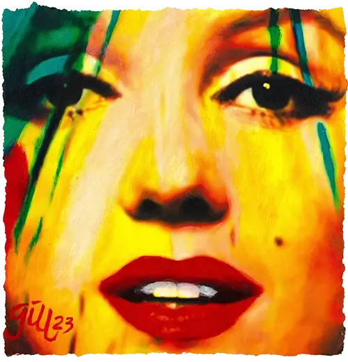 James Francis Gill - Marilyn Studie 8 - art gallery wiesbaden