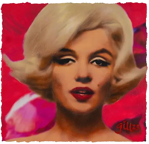 James Francis Gill - Marilyn Studie 9 - art gallery wiesbaden