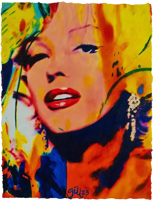 James Francis Gill - Marilyn Studie 11 - art gallery wiesbaden