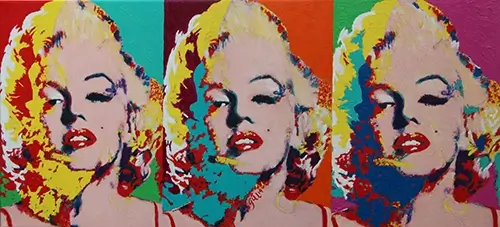 James Francis Gill - Three Faces Of Marilyn - art gallery wiesbaden