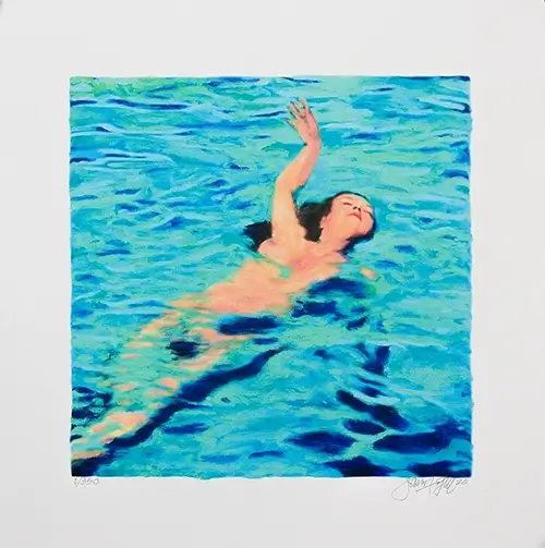 Gill Edition - Mini Women in Water 2 - art gallery wiesbaden