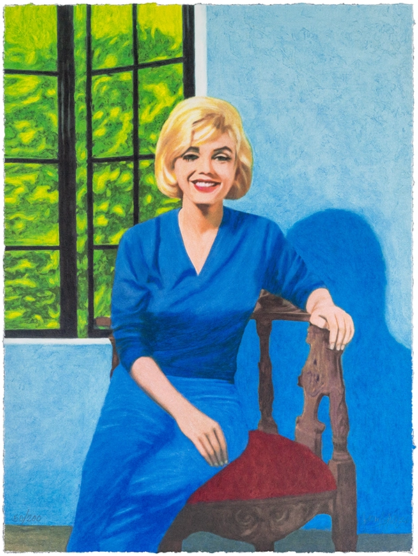 James Francis Gill Marilyn Triptych III Small Panel 1 - art gallery wiesbaden