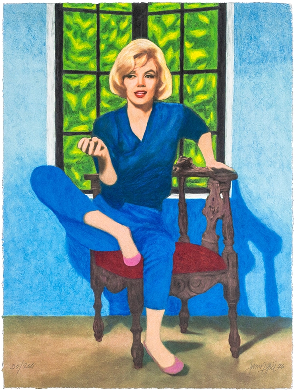 James Francis Gill Marilyn Triptych III Small Panel 2 - art gallery wiesbaden
