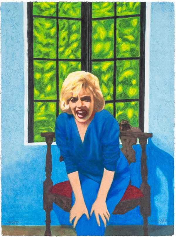 James Francis Gill Marilyn Triptych III Small Panel 3 - art gallery wiesbaden