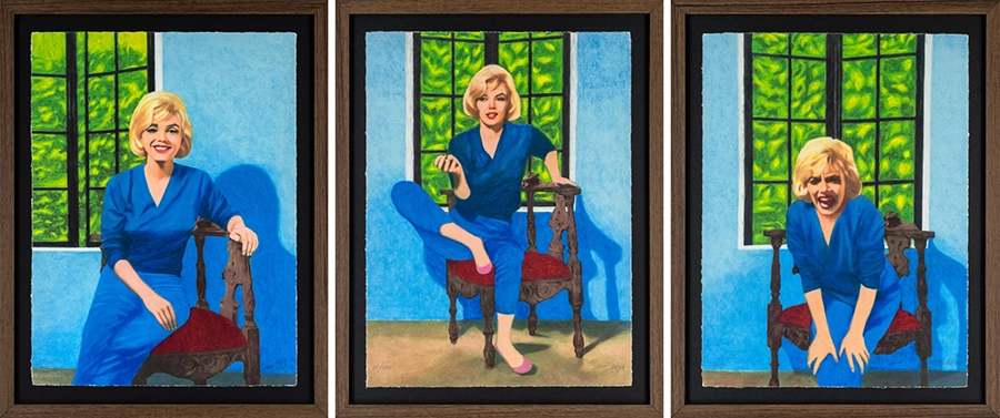 James Francis Gill Marilyn Triptych III - art gallery wiesbaden