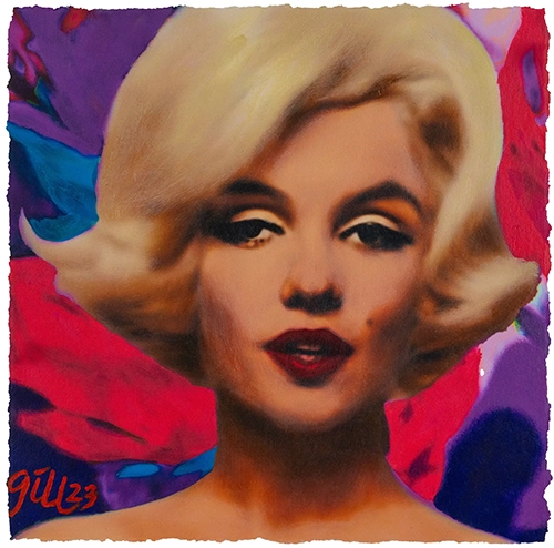 James Francis Gill - Marilyn, 2023 - art gallery wiesbaden