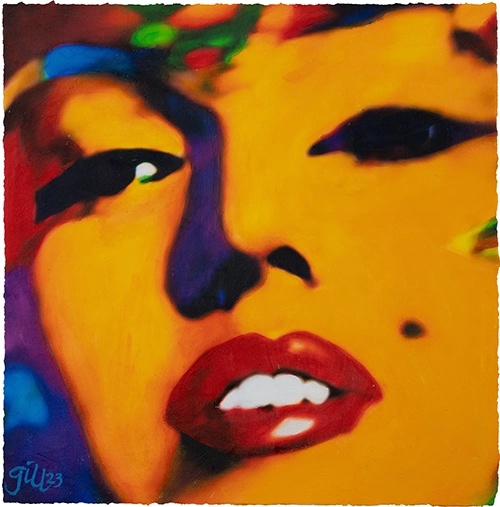 James Francis Gill - Marilyn, 2023 - art gallery wiesbaden