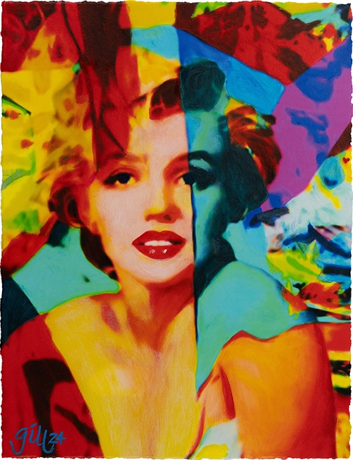 James Francis Gill - Marilyn, 2024 - art gallery wiesbaden