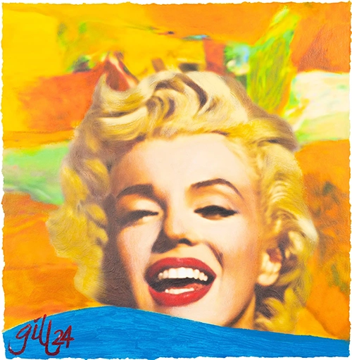 James Francis Gill - Marilyn, 2024 - art gallery wiesbaden