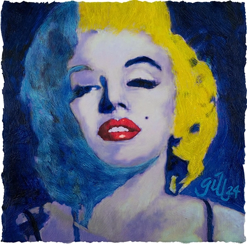 James Francis Gill - Marilyn, 2024 - art gallery wiesbaden