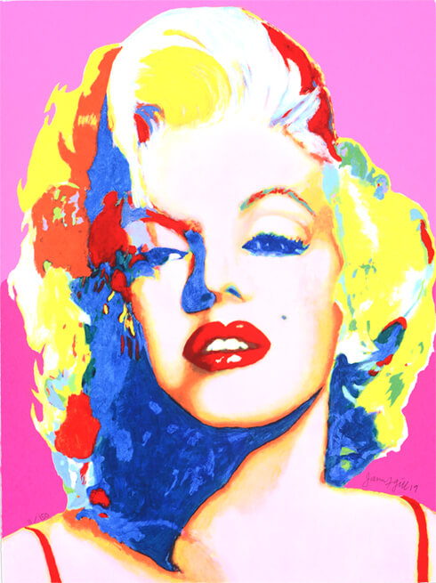 James Francis Gill - Box-Set Marilyn Monroe Pink - art gallery wiesbaden
