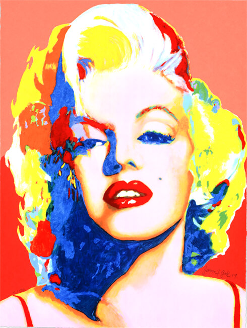 James Francis Gill - Box-Set Marilyn Monroe Apricot - art gallery wiesbaden