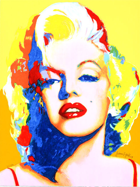 James Francis Gill - Box-Set Marilyn Monroe Yellow - art gallery wiesbaden