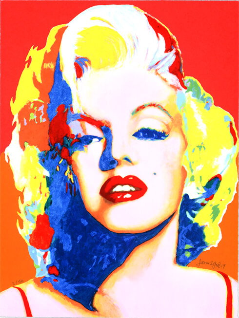James Francis Gill - Box-Set Marilyn Monroe Red - art gallery wiesbaden