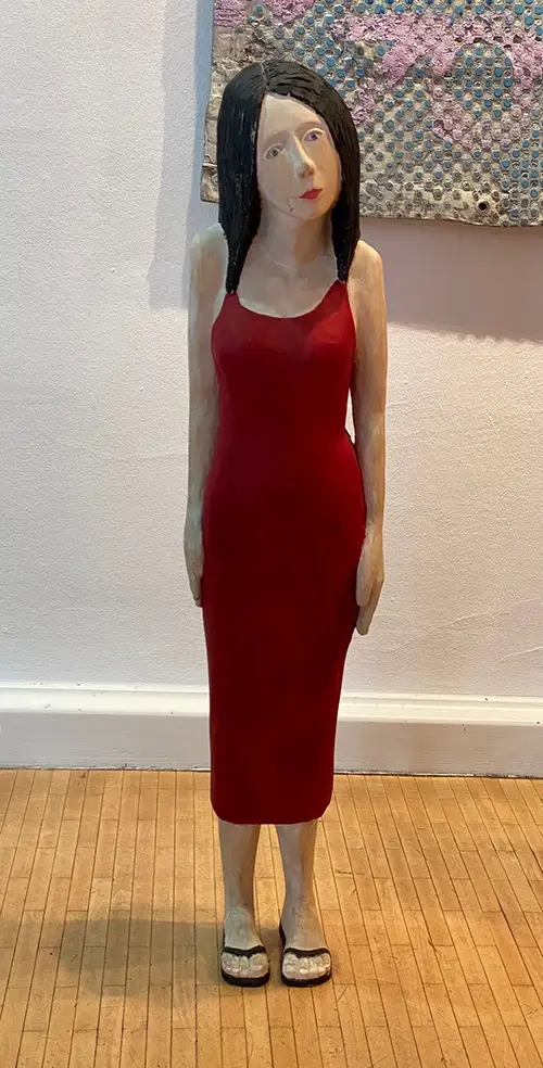 Peter Hermann Rotes Kleid