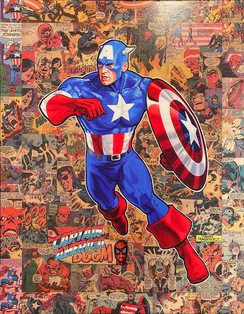 Marvel Randy Martinez Legacy: Captain America art gallery wiesbaden