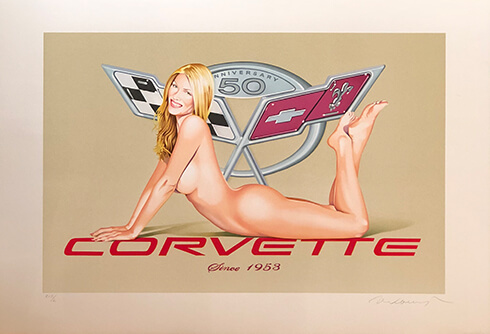 Mel Ramos Corvette