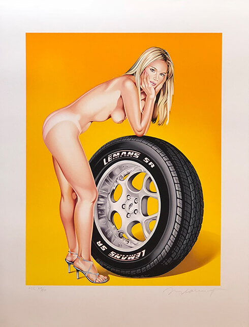 Mel Ramos Lenans Tire Model