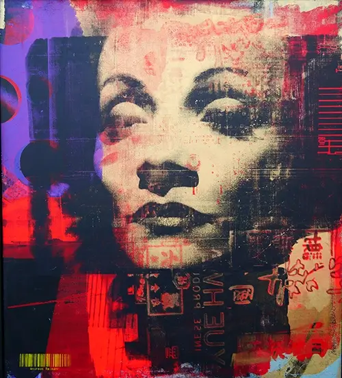 Andreas Reimann Kabuki Marlene art gallery wiesbaden