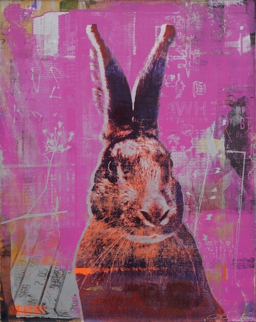 Andreas Reimann Rabbit Superstar art gallery wiesbaden
