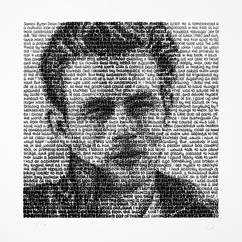 SAXA James Dean Serigrafie