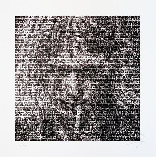 SAXA Kurt Cobain Serigrafie art gallery wiesbaden