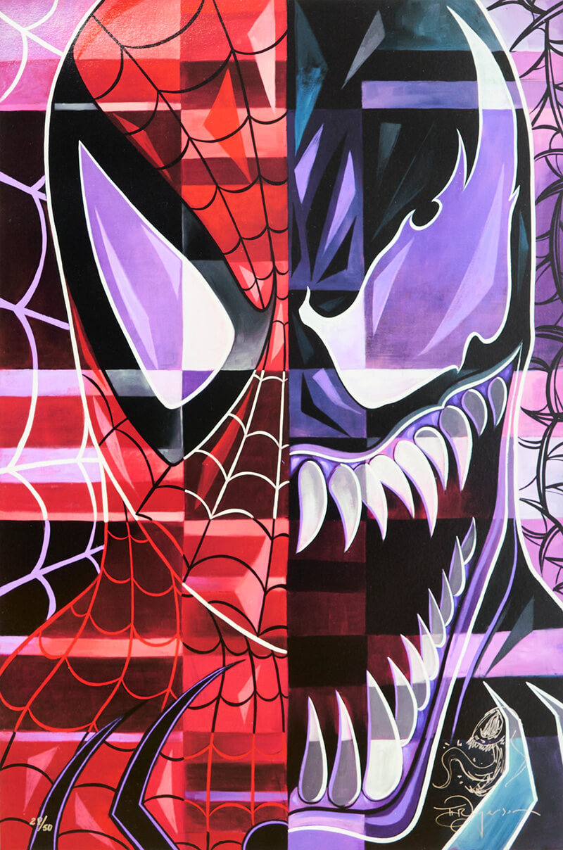 Marvel Spidey/Venom Tim Rogerson art gallery wiesbaden