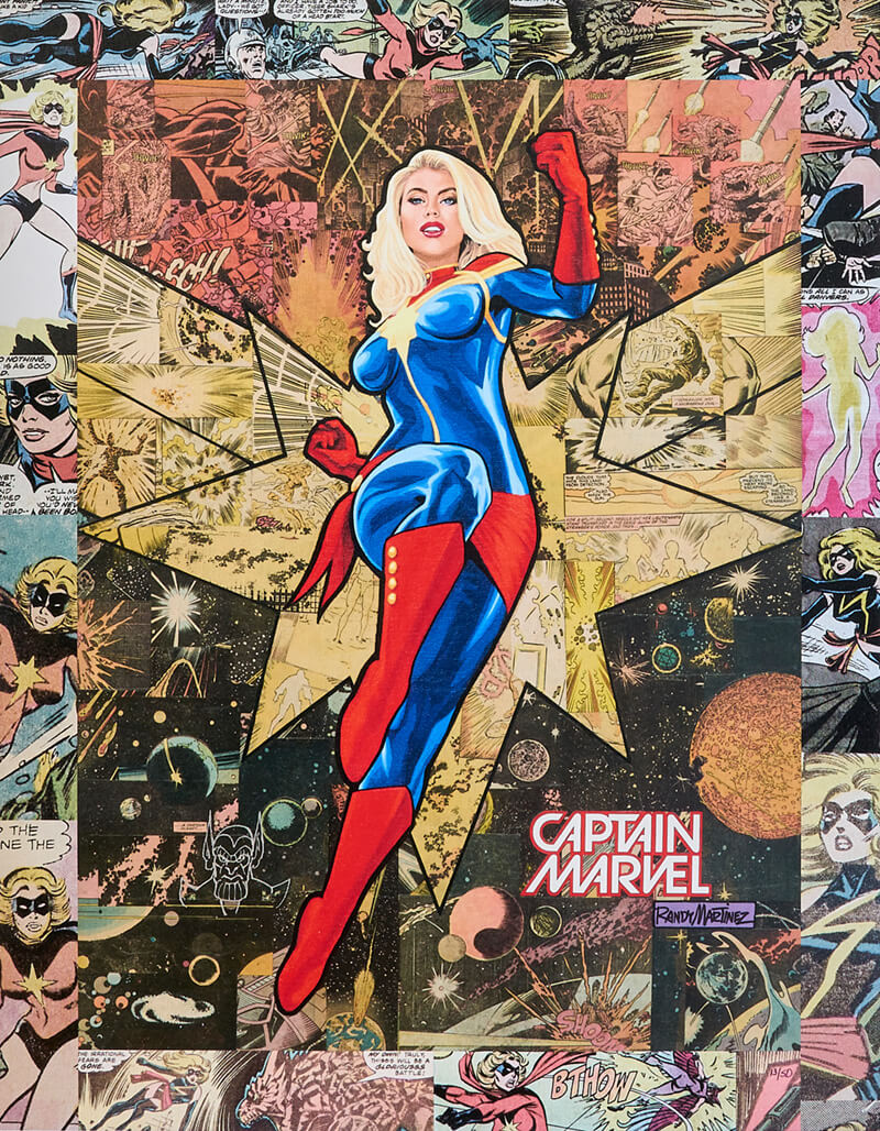 Marvel Legacy Captain Marvel art gallery wiesbaden