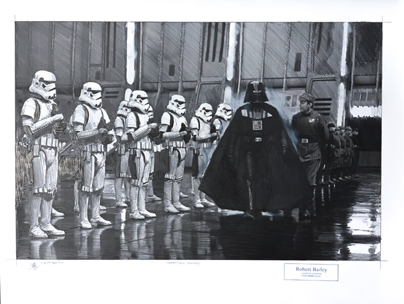 Robert Bailey Star Wars Inspection parade art gallery wiesbaden