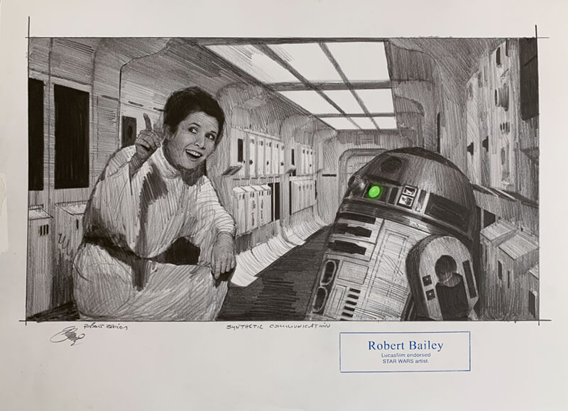 Robert Bailey Star Wars Synthetic communication art gallery wiesbaden