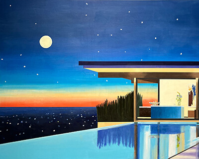 Leif Trenkler Stars Over LA art gallery wiesbaden